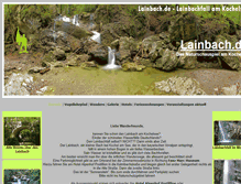 Tablet Screenshot of lainbach.de